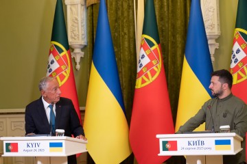 Португалія підтвердила готовність долучитися до тренування українських пілотів та інженерів на літаках F-16 – Володимир Зеленський після зустрічі з Марселу Ребелу де Соузою