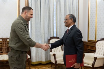 Андрій Єрмак обговорив із Послом Індії подальшу роботу в межах реалізації Української формули миру