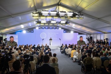 Участь Володимира та Олени Зеленських у третьому Саміті перших леді та джентльменів