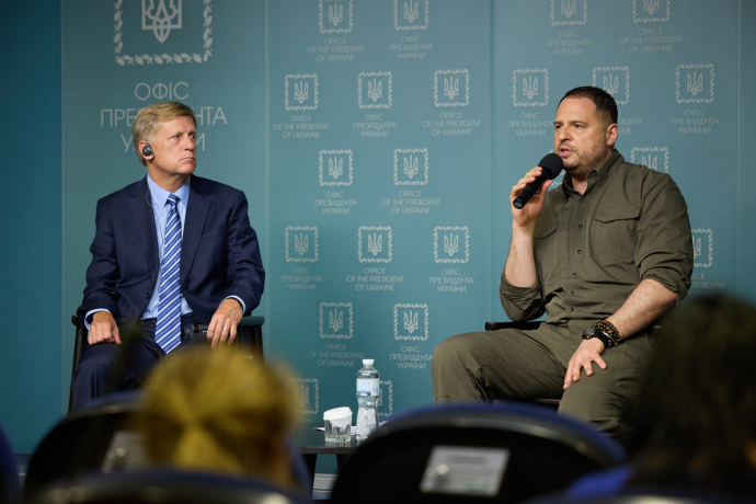 When working on new sanctions against Russia, it is crucial not to give it  the opportunity to circumvent current restrictions – Andriy Yermak at joint  briefing with Michael McFaul — Official website