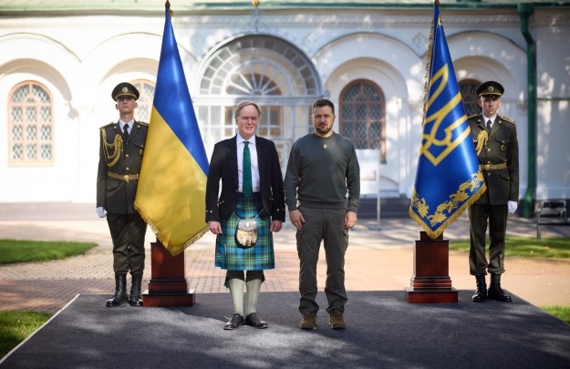 President of Ukraine received letters of credence from the newly appointed ambassadors of France, Great Britain and Canada