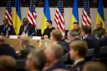 Треба вибити із рук Росії інструмент терору – виступ Президента на засіданні Контактної групи з питань оборони України у форматі «Рамштайн»