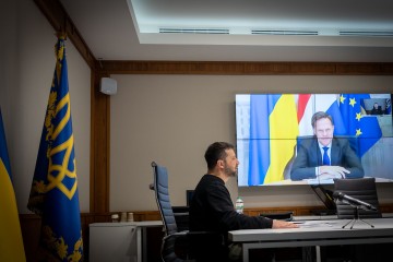 Володимир Зеленський обговорив із Марком Рютте оборонні потреби України та ситуацію на Близькому Сході 