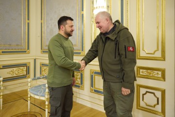 Volodymyr Zelenskyy met with the Minister of National Defence of Lithuania