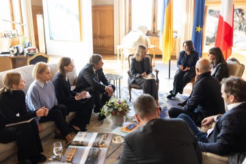 Olena Zelenska met with mayor of Paris Anne Hidalgo