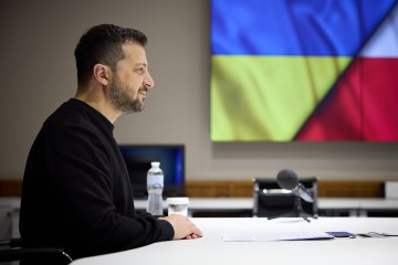 Volodymyr Zelenskyy congratulates Poland on Independence Day during a video conference with Andrzej Duda