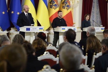European integration is not a path of gifts, so Ukraine is doing its part – Volodymyr Zelenskyy following the meeting with the Presidents of the European Council and Moldova in Kyiv
