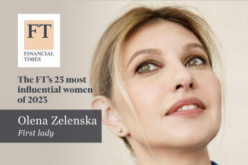 First Lady of Ukraine is included in the list of the 25 most influential women in the world according to the Financial Times