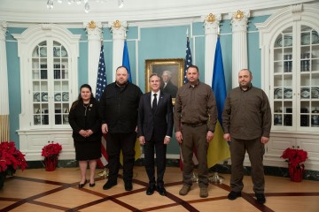 У Вашингтоні Андрій Єрмак, Руслан Стефанчук і Рустем Умєров провели зустріч із державним секретарем США