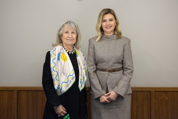 Олена Зеленська: Разом маємо віднайти справедливість та шлях до дому й до безпеки для наших дітей