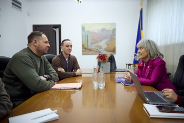 Andriy Yermak and Baroness Helena Kennedy discussed further steps in cooperation to return unlawfully deported Ukrainian children