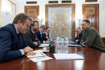 Andriy Yermak discussed Ukrainian-French contacts in the near future with French delegation