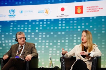 Yulia Sokolovska at the international conference: human recovery, rights of affected people during wartime requires new legal regulations and tools