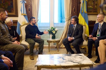 In Buenos Aires, Volodymyr Zelenskyy met with Javier Milei after the inauguration of the newly elected President of Argentina