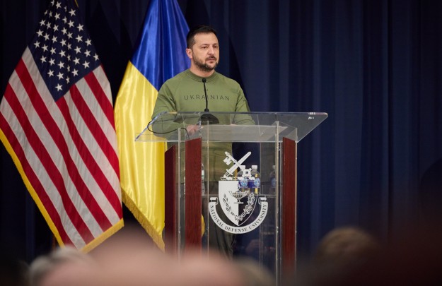 Свобода повинна перемагати завжди, коли хтось кидає їй виклик – виступ Президента України в Національному університеті оборони США