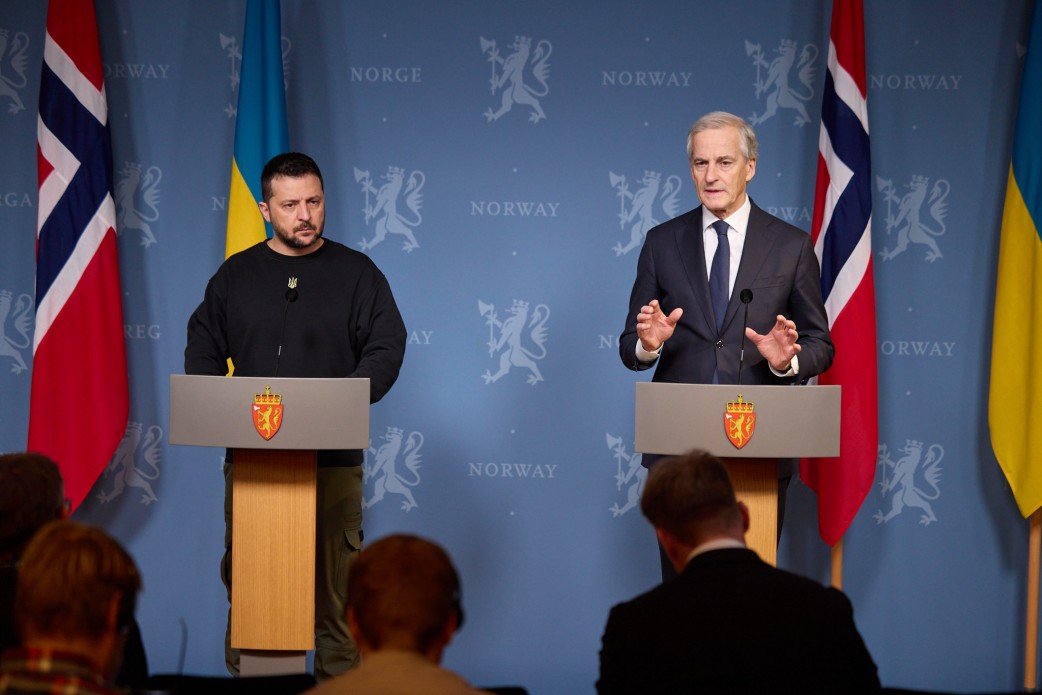 Норвегія є одним із глобальних лідерів у підтримці України – Президент за результатами зустрічі з Йонасом Гаром Стере в Осло