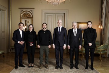 In Oslo, the Head of State had meetings with the President of Finland and the Prime Ministers of Sweden, Denmark and Iceland