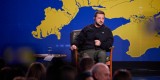 Президент України Володимир Зеленський провів підсумкову пресконференцію в Києві, 19 грудня 2023 року.