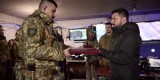Президент України Володимир Зеленський відвідав передовий контрольно-спостережний пункт 110-ї окремої механізованої бригади імені генерал-хорунжого Марка Безручка, яка перебуває в Авдіївці. Володимир Зеленський також вручив оборонцям Авдіївки державні нагороди. Зокрема, з рук Президента отримав орден «Золота Зірка» молодший сержант Ігор Тимощук, якому присвоєно звання Героя України, 29 грудня 2023 року.