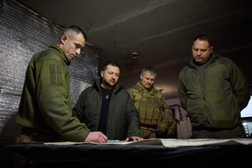 The President of Ukraine visited Avdiivka and awarded the defenders of the city