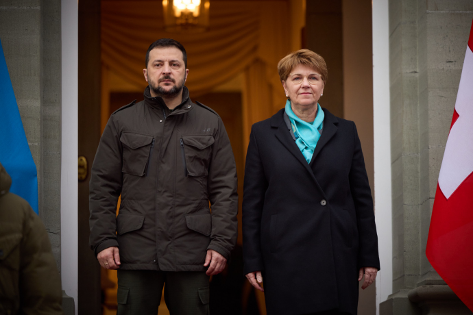 Володимир Зеленський за результатами переговорів із Віолою Амхерд у Берні: Україна має друзів, які допомагають, і Швейцарія – серед них — Офіційне інтернет-представництво Президента України