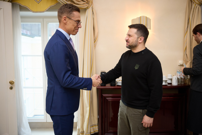 Президент України в Мюнхені зустрівся з обраним Президентом Фінляндії ...