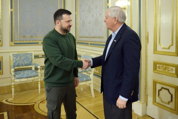 President of Ukraine met with U.S. Senator Lindsey Graham