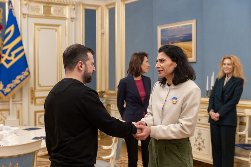 Володимир Зеленський зустрівся з делегацією Європарламенту