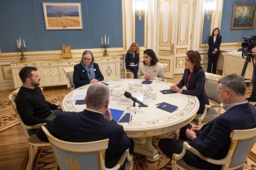 Volodymyr Zelenskyy met with a delegation of the European Parliament's Renew Europe political group