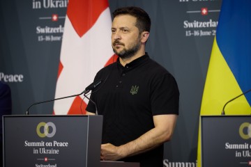 Заява Президента України Володимира Зеленського під час зустрічі з представниками ЗМІ за підсумками Глобального саміту миру