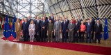 Президент України з главами держав та урядів країн-членів ЄС в день засідання Європейської Ради, 27 червня 2024 року..