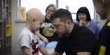 Президент Володимир Зеленський разом із першою леді Оленою Зеленською з нагоди Дня медичного працівника відвідали лікарню «Охматдит», 27 липня 2024 року.
