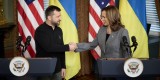У Вашингтоні Президент України Володимир Зеленський зустрівся з віцепрезиденткою США Камалою Гарріс і представив їй План перемоги, 26 вересня 2024 року.