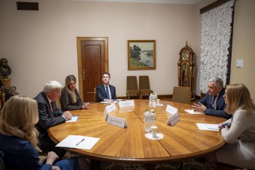 Meeting with a Member of the UK Parliament from the Conservative Party Took Place at the Office of the President