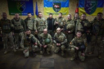 Volodymyr Zelenskyy Met with the Defenders of Kupyansk