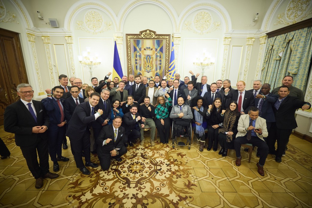 Президент України Володимир Зеленський зустрівся з парламентарями та дипломатами з країн Латинської Америки, 29 листопада 2024 року.