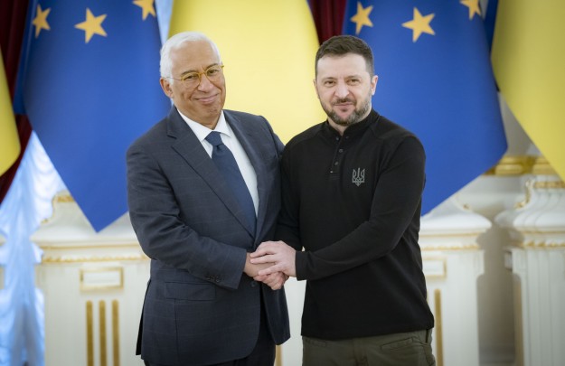 Переговори про вступ до ЄС, посилення ППО та санкцій – результати зустрічі Володимира Зеленського та Антоніу Кошти