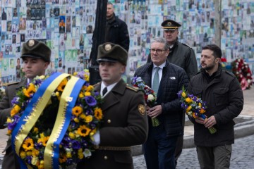 The President of Ukraine and the Prime Minister of the United Kingdom Honored the Memory of the Fallen Ukrainian Warriors