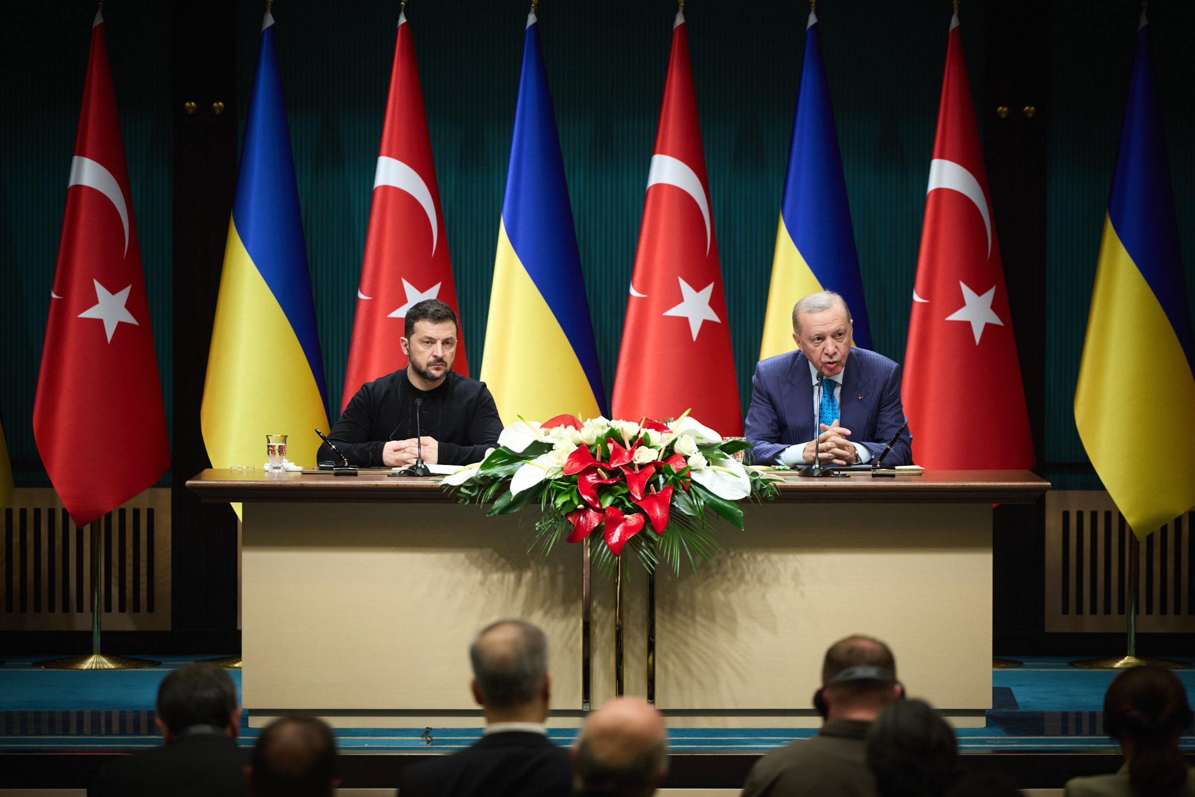В Анкарі Президент України Володимир Зеленський провів зустріч із Президентом Туреччини Реджепом Таїпом Ердоганом, 18 лютого 2025 року.