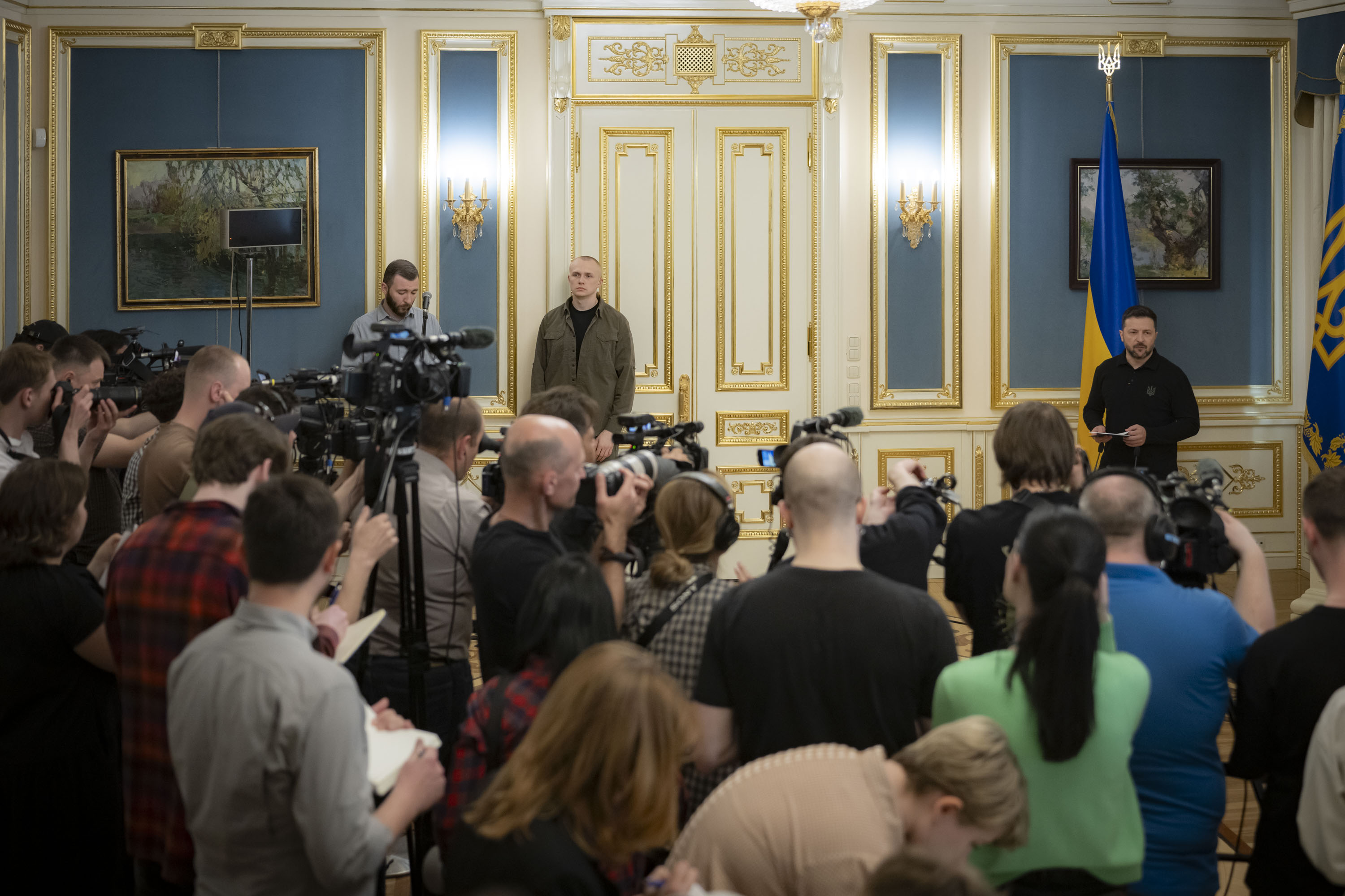 Брифінг Президента України Володимира Зеленського для представників ЗМІ, 22 квітня 2025 року.