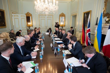 London Hosts Meeting Between the Ukrainian Delegation and Representatives of Countries Participating in the Coalition of the Willing