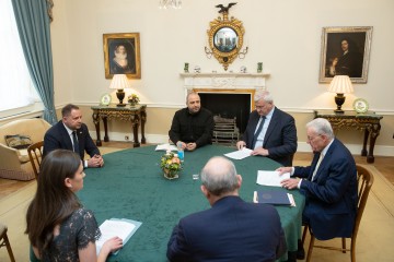 Ukrainian Representatives Hold Meeting with Keith Kellogg