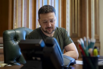 Volodymyr Zelenskyy Speaks with Pope Leo XIV