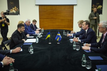Pressure on Russia for Peace and Cooperation within the Coalition of the Willing: The President of Ukraine Meets with the Prime Minister of Sweden Ulf Kristersson