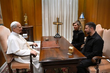 Папа Римський Лев XIV провів аудієнцію з Президентом і першою леді України – першу для глав держав 