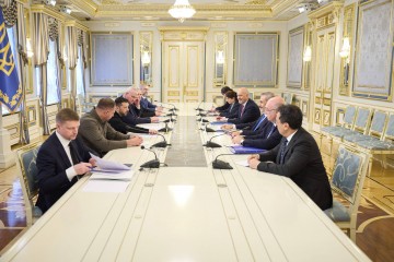 Volodymyr Zelenskyy Meets with the Minister of Foreign Affairs of Türkiye