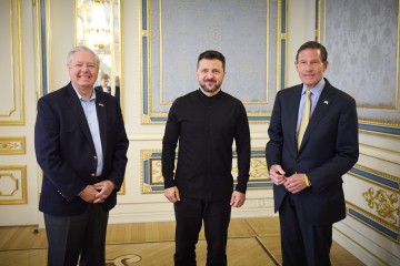 President Meets with U.S. Senators Lindsey Graham and Richard Blumenthal