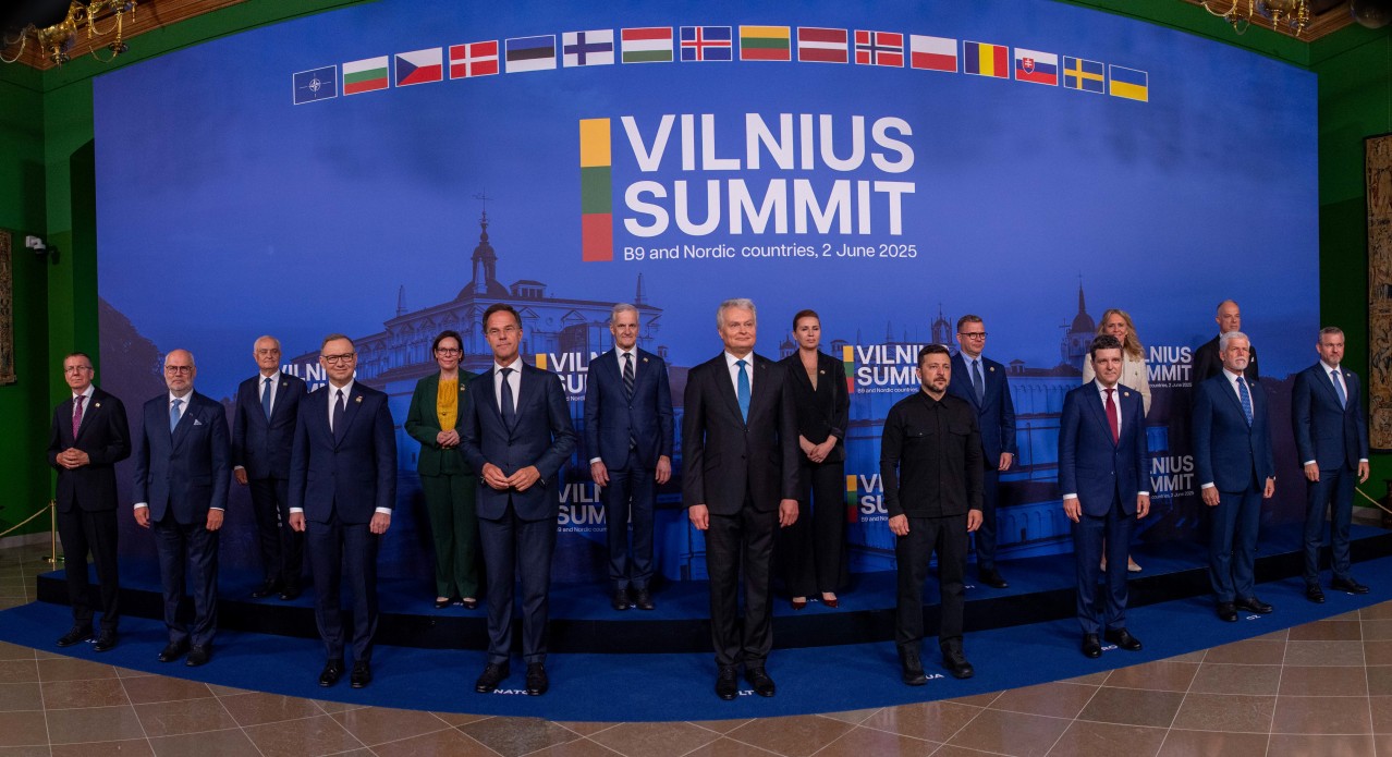Президент України взяв участь у саміті «Бухарестської дев’ятки» та нордичних країн у Вільнюсі, 2 червня 2025 року.
