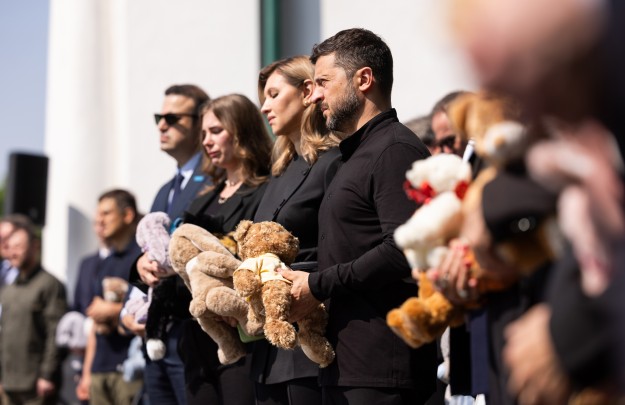 President and First Lady Honored Memory of Children Killed by Russia