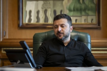 Volodymyr Zelenskyy Has Phone Call with Friedrich Merz